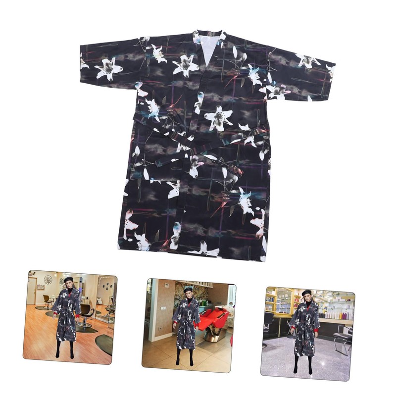 Mikinona Beauty Salon Robe Barber Supply Barber Shop Cape Easy-on/off