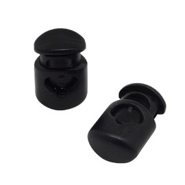 Ravenox FMS Heavy Duty Single Hole Plastic Cord Lock Clamp Toggle Stop Slider for Paracord, Bungee Cord, Accessory Cordage, Drawstrings (6 Pack)(Cobalt)