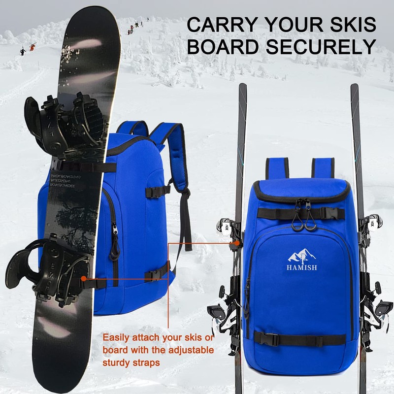 Hamish Ski Boot Bag Backpack 50L Waterproof Ski Boot Bag