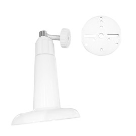 TEHAUX 2Pcs Adjustable Wall Mounted Security Bracket Swivel CCTV Holder for Indoor Outdoor Use Compatible with Smart