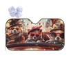 Raccoon Animal Driving 1 Windshield Sun Shade, Front Window Sunshade