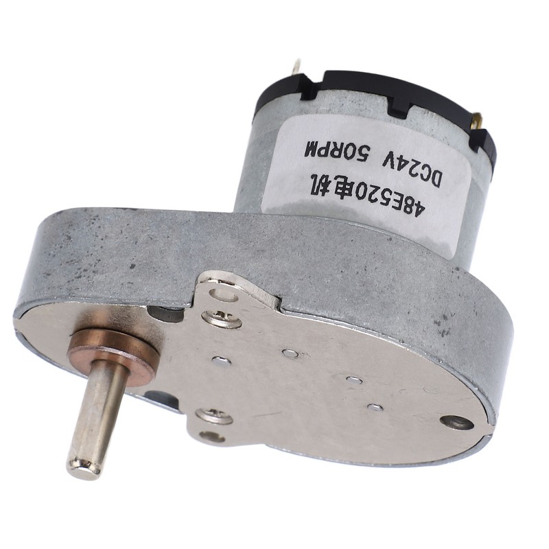 Gear Motor DC 24V 50RPM Speed Reduction Geared Motor Alloy