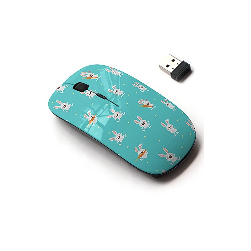 2.4G Wireless Mouse with Cute Pattern Design for All Laptops