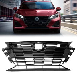 Unbranded Black Front Bumper Grille Assembly For 2023-24 Nissan Altima S SL SV 62310-9HF8E