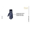 AK Supreme Winter Leather Horse Riding Gloves (Black, S)
