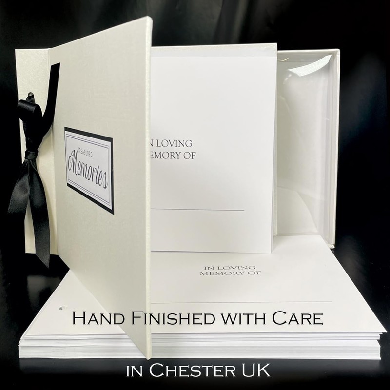 Treasured Memories Book, A Visitors Book for Funerals and Bereavement