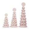 RAZ Imports Pink Peppermint Trees, 13 inches