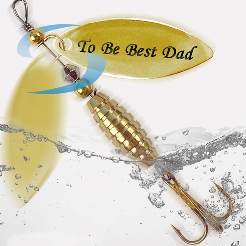 SANTUO 10pcs Angeln Köder Spinner Köder Kit mit Haken Künstliche