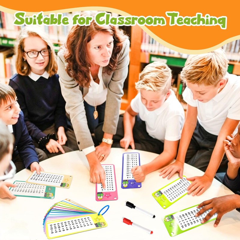 Multiplication Flash Cards 0-12, Math Flashcard Set (Multiplication)