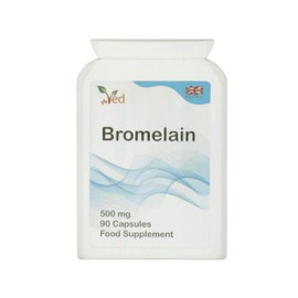 Ved Bromelain Capsule High Strength 3000 GDU/g 500mg per Capsule, Naturally Derived from Pineapple, Vegan Capsule, 90 Capsule (3 Months Supply)