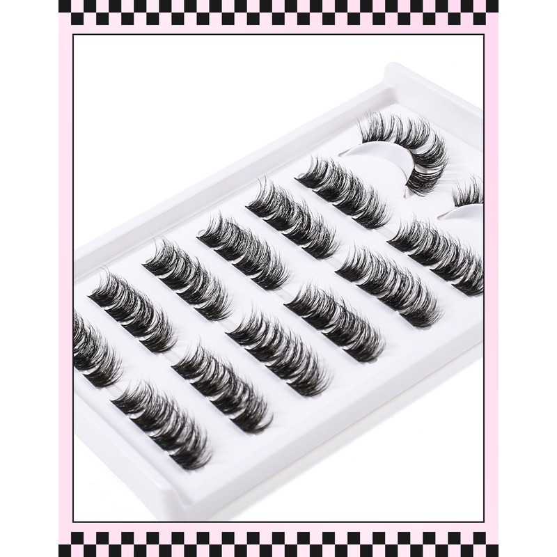 Lash Clusters Fluffly Eyelash Extension DD Curl Individual Lashes Wispy