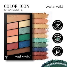 Wet n Wild Color Icon Paleta de Sombras 10 Colores Stop Playing Safe