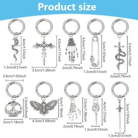 FREEBLOSS 20 Pcs Boot Charms Alloy Shoe Chains Shoe Jewelry for Sneakers DIY Alloy Shoe Decoration Chain Charms for Boots Shoes for Your Friend Family Birthday Party