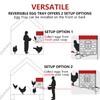 Difsight Roll Away Chicken Nesting Box, 13° Auto Egg Collection