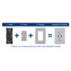Leviton Navy Blue USB Outlet Kit 15A Renu