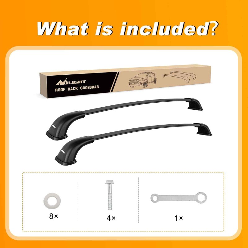 Nilight Roof Rack Cross Bars for Toyota Highlander XLE Limited