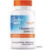Doctor's Best Vitamin D3 5000IU, Non-GMO, Gluten Free, Soy Free,