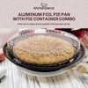 KitchenDance 9 Inch Two Piece Pie Container with Low Dome