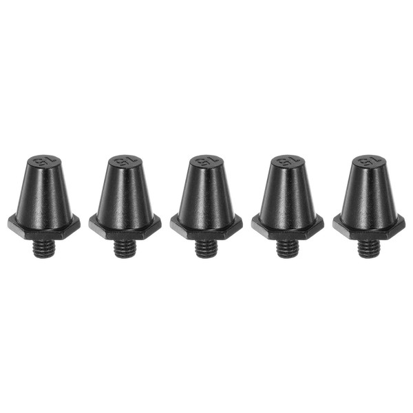 uxcell Track Studs 15mm Aluminum Lightweight Replacement Studs for Soft
