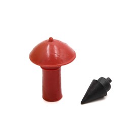 sourcing map Rubber Mushroom Shaped Tyre Puncture Patches Tyre Repair Tool Car DE de Pack of 86