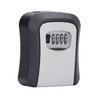 Key Lock Box 5in 4 Digit Combination Lockbox Resettable Code
