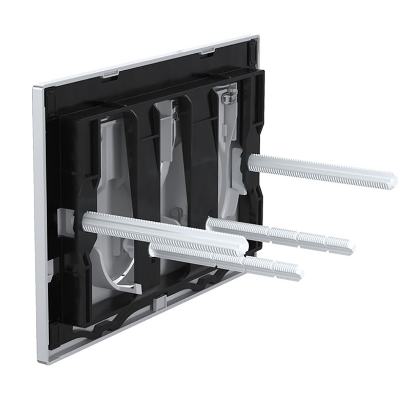 SPARES2GO Luxury Flush Plate Kit for Concealed Toilet Cistern Wall