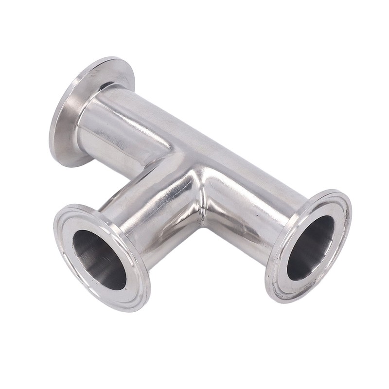 Pipe Tee Fitting 304 Stainless Steel Quick Connect Tube Joint