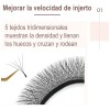 Nagaraku Extensiones De Pestañas 5d W Shape 8-15mm Mix