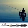 Alomejor Fishing Rod Portable Small Short Sea Pole Mini Sea