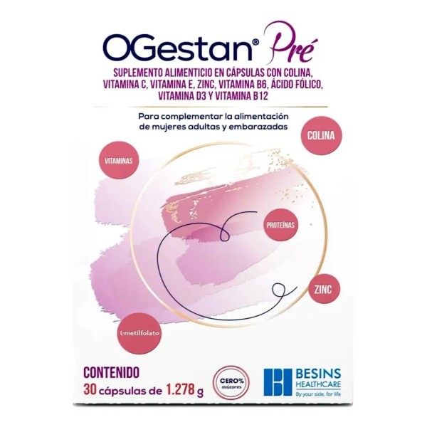 Ogestan Pré Suplemento Alimenticio Caja C/30 Capsulas Sin Sabor