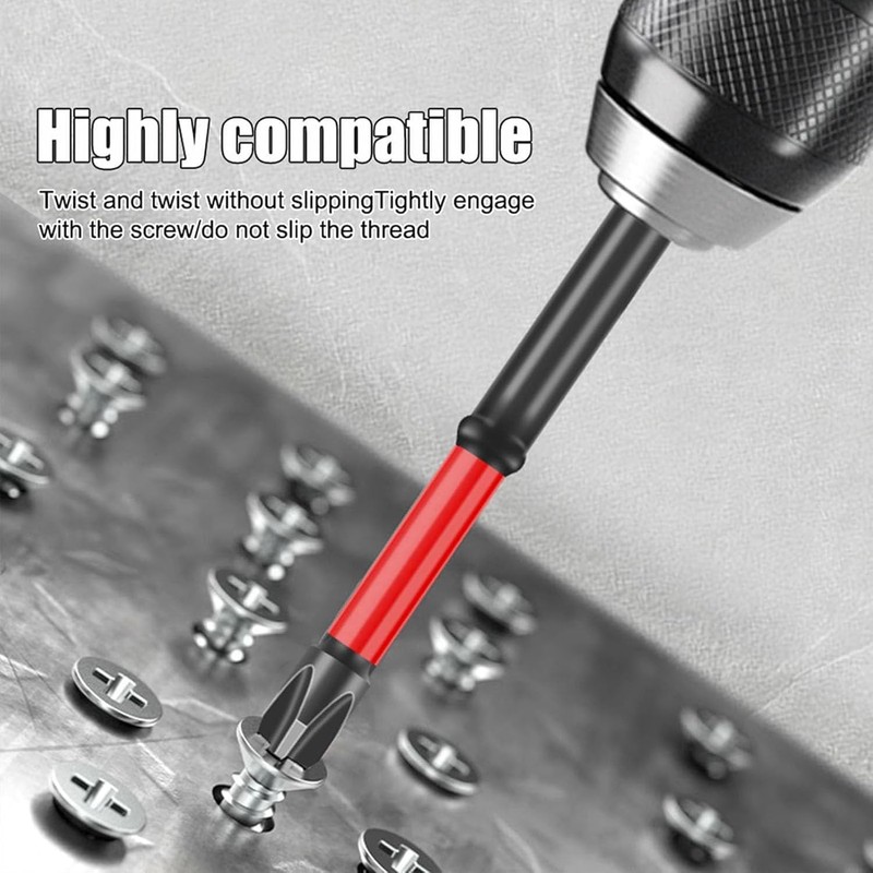 FPH2 Impact Screwdriver Bit Set for Electricians, 10Pcs S2 Steel