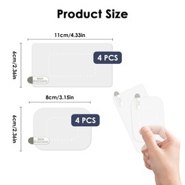 Dashcam Windshield Sticker, Sturdy CAR HUD Screen Sticker Film Easily Prevent Scratching & Falling, Durable and Reusable Windshield Applicator for On Dash Cam (8)