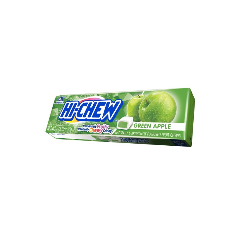HI-CHEW Green Apple Sticks, 15-Pack, Unique Fun Soft & Chewy
