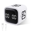 Cuteefun Cube Timer, Drehbarer Pomodoro Timer, 5/10/30/60 Minuten & Countdown