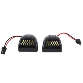 Lámpara de Licencia, 2 piezas de Alta Calidad ABS Placa de Matrícula Lámpara de luz LED para Silverado 1500 | 2500 | 3500 1999-2013