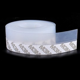 uinvin Gap Tape, Wind Prevention Tape, Sash Sealing Tape, Sealing Tape, Translucent, Waterproof Washing, For Window Air Conditioners, For Entrance Doors, Drafts, Increases Air Conditioning Efficiency,