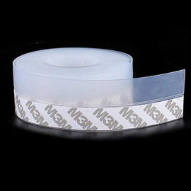 uinvin Gap Tape, Wind Prevention Tape, Sash Sealing Tape, Sealing Tape, Translucent, Waterproof Washing, For Window Air Conditioners, For Entrance Doors, Drafts, Increases Air Conditioning Efficiency,