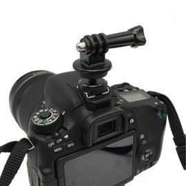 Aluminum Alloy Cold Shoe Adapter for GoPro, Tripod Mount Adapter for Hero 12/11/10/9/8/7/6/5/4/3 Action Cameras