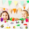 Edmirfun Filled Easter Eggs Fidget Toys, 48PCS PreFilled Easter Eggs