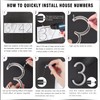 VONDERSO 5 Inch Floating House Numbers and Letters for Outside,