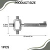 keyxer Short universal construction key, universal key, zinc alloy architect
