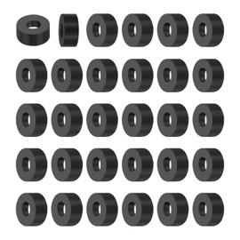 PATIKIL Multi Purpose Rubber Spacer, 30Pcs 5mm ID x 13mm OD x 6mm T Neoprene Round Anti-Vibration Isolation Pads Isolator Rubber Bushings Spacer Washer for HVAC Bolts Car Accessories