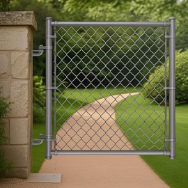 Gate Hinges,2 PCS Wall Mount Gate Hinge,Gate Hinges Heavy Duty for Farm Gates,Chain Link Fence Gate Hinge with 5/8 Hinge Pin (Screws Not Included)