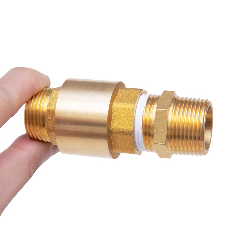 ChillWaves Brass In-Line Spring Check Valve DN20 3/4" Male x