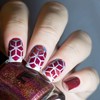 Whats Up Nails - Rhombus Vinyl Stencils for Nail Art