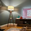 LEPOWER Tripod Floor Lamp, Mid Century Wood Standing Lamp, Modern