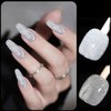 Gsnagole Reflective Sparkling Gel Nail Polish, Holographic Glitter Gel, Glitter