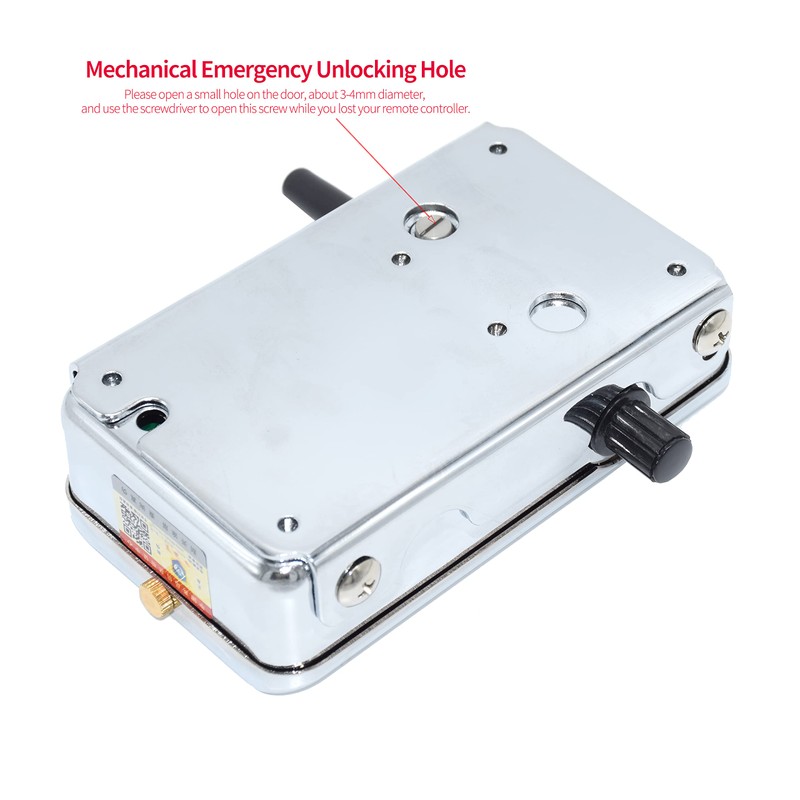 Keyless Entry Electronic Lock with 4 Remote Control, Smart Lock