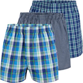 City Life Pack of 3 Men's Boxer Shorts Boxer Webboxer Economy Pack S - 4XL, Design 07, M