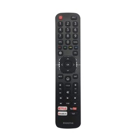 MYHGRC Ersatz Fernbedienung EN2X27HS für Fernbedienung Hisense Smart TV LCD-LED UHD 43K300UWTS 49K300UWTS 65K5500UWTS H32M2600 H40M3300 H50N5300 HE49M2161FWTS0100 HE75K700U H43M3000UK 65M7000